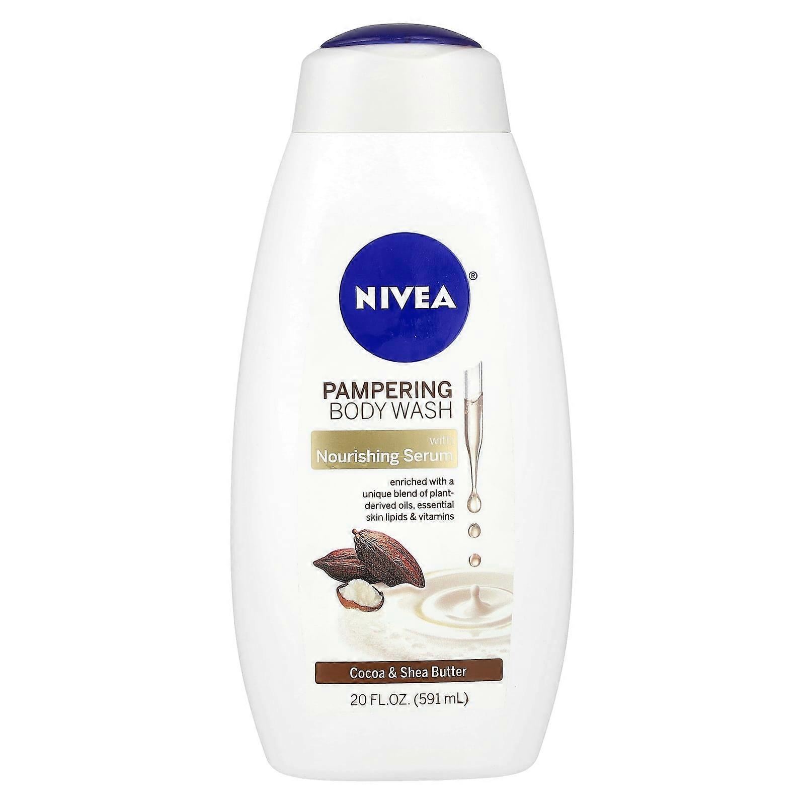 Pampering Body Wash, Cocoa & Shea Butter, 20 fl oz (591 ml)