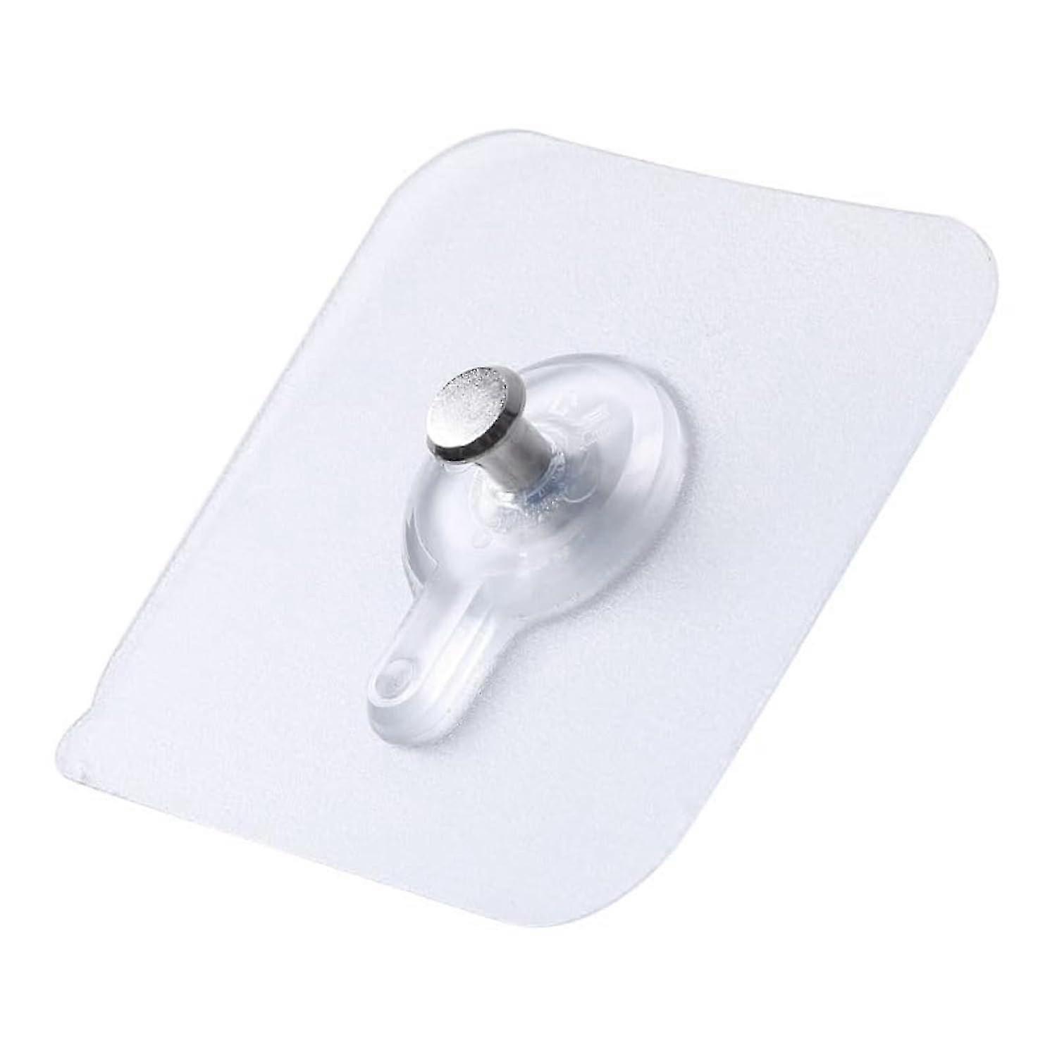 Self-Adhesive Wall Hooks Pack of 20 for Picture Hanging, No Nails Required, Ideal for Posters and Canvas Frames