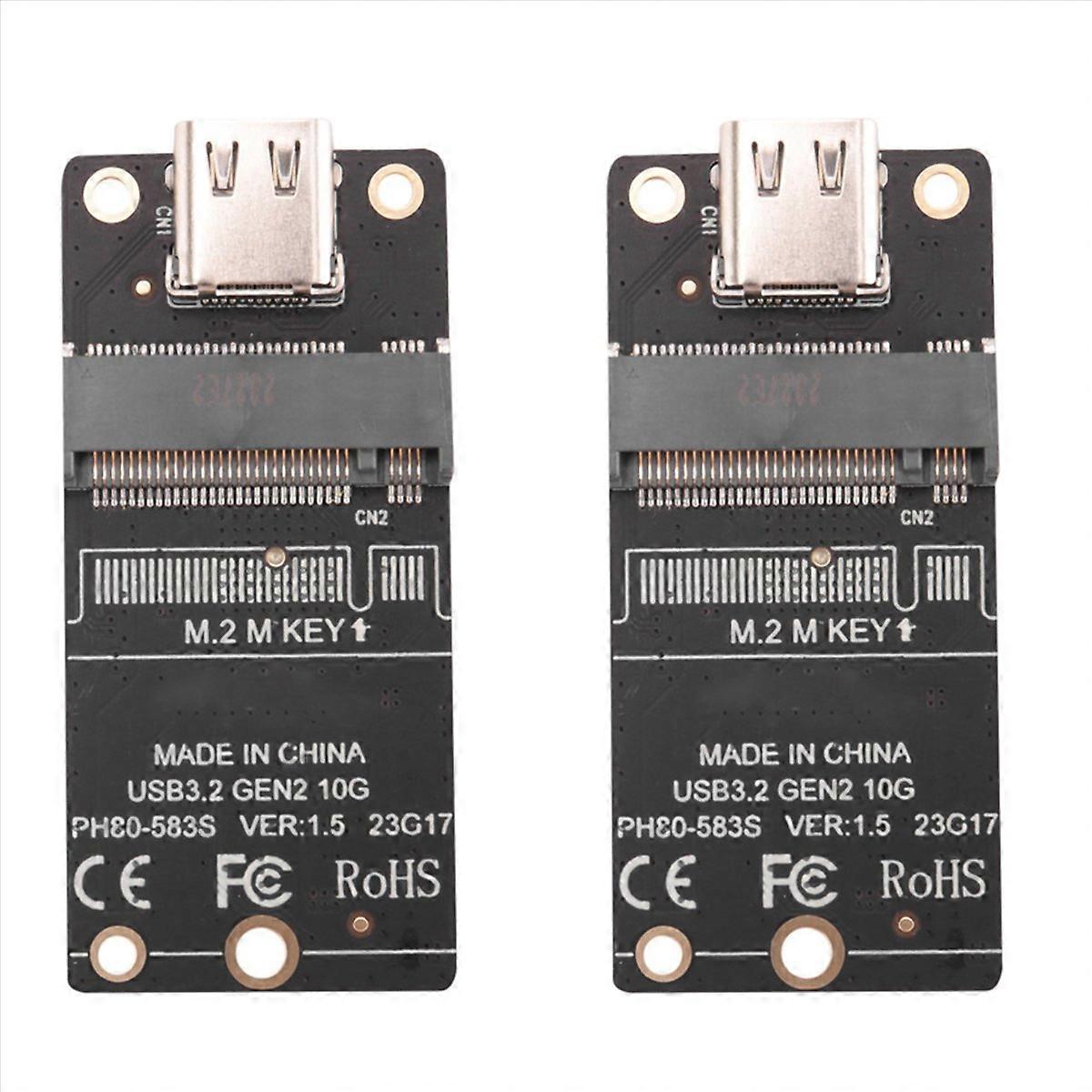 M.2 to Type-C SSD Enclosure Adapter JMS583 Chip 10Gbps