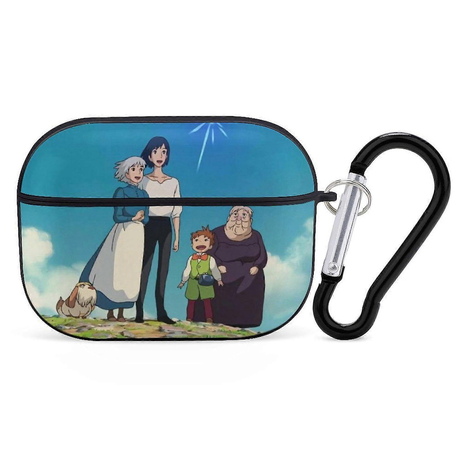 Howl's Moving Castle Case compatible with Airpods Pro, Women's Case for compatible with Airpods Pro, Supports Wireless Charging