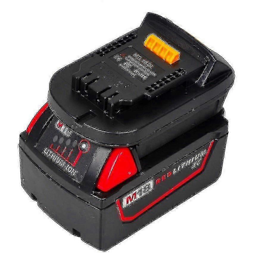 new Milwaukee M18 18v lithium battery converter adapter to Dewalt DCb 18v/20v lithium ion battery power tool