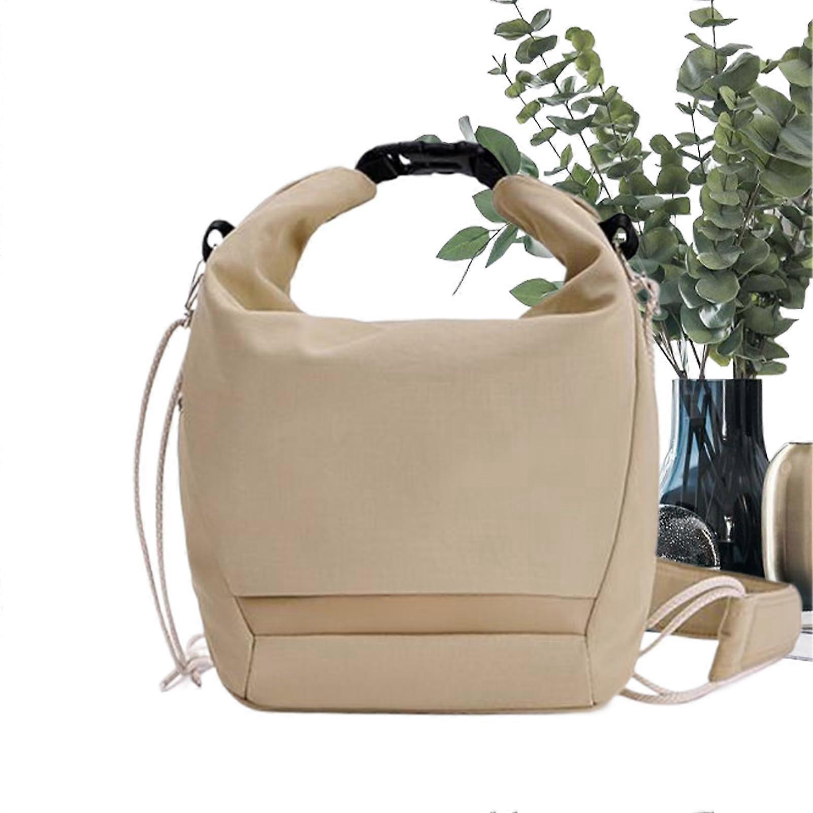 Camera Bag Waterproof Compact Carrying Case For Beginners Unisex Photographers Khaki
