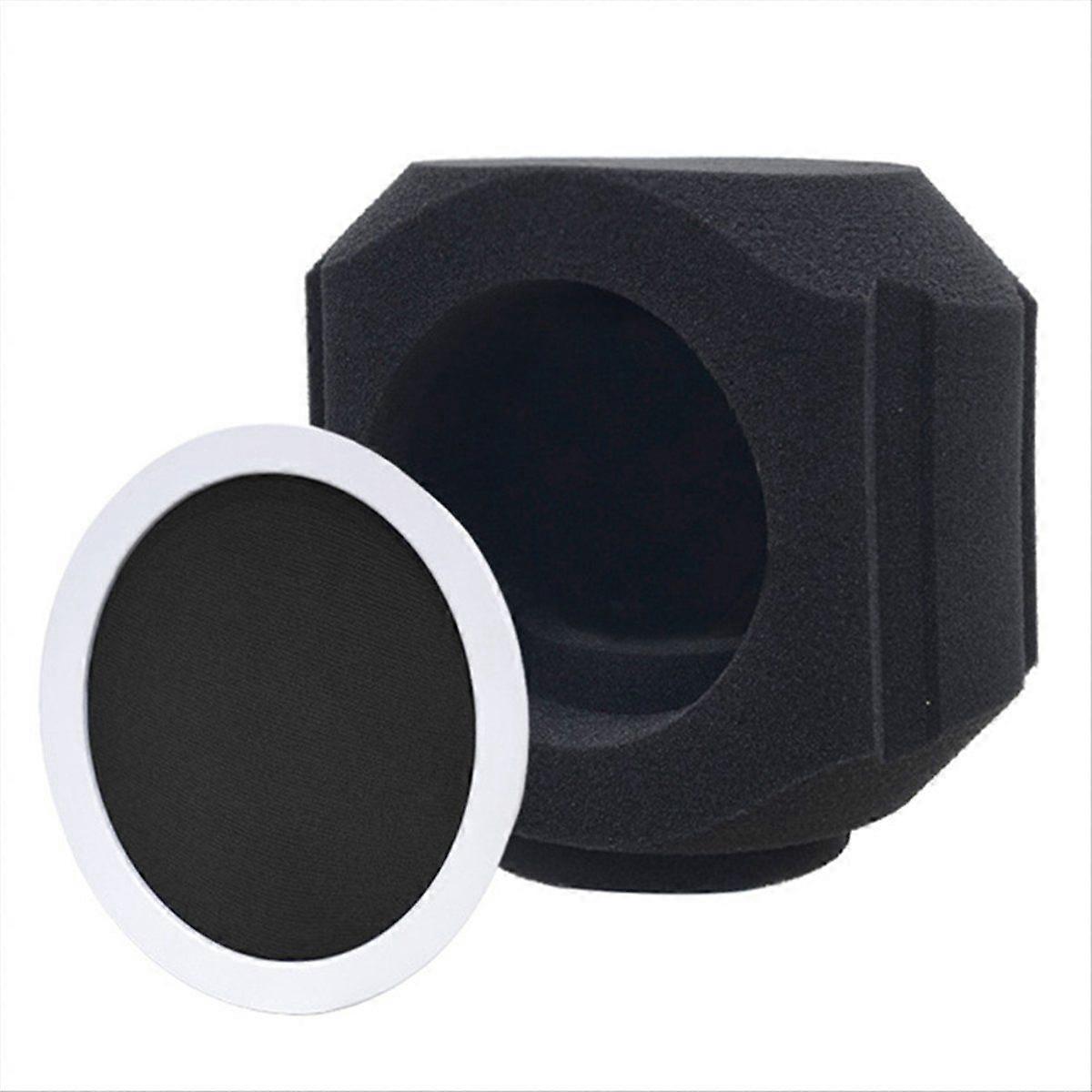 Mic Isolation Shield Filter Wind Shield Acoustic for Record Studios Mic Sound-Absorbing Foam Vocal
