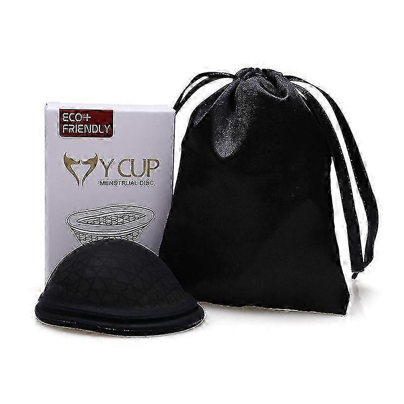 Wiederverwendbare Menstruationsscheibe Set mit 2 Menstruationstassen