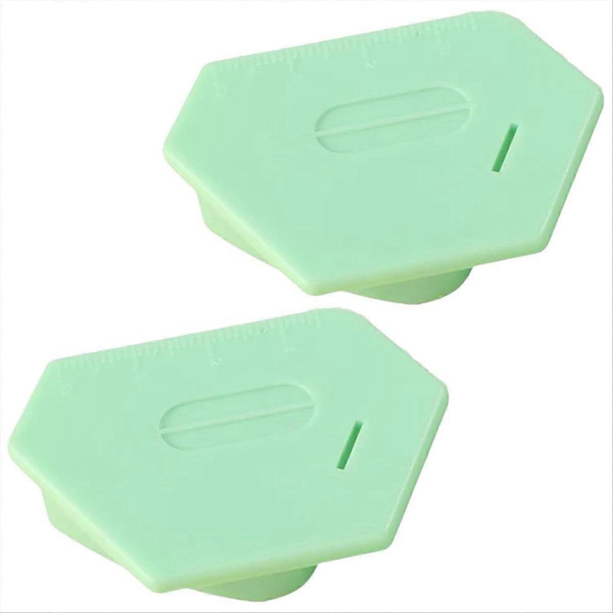 Multifucntional Seam Guide Hemmer Guide with Scale Green 2PCS