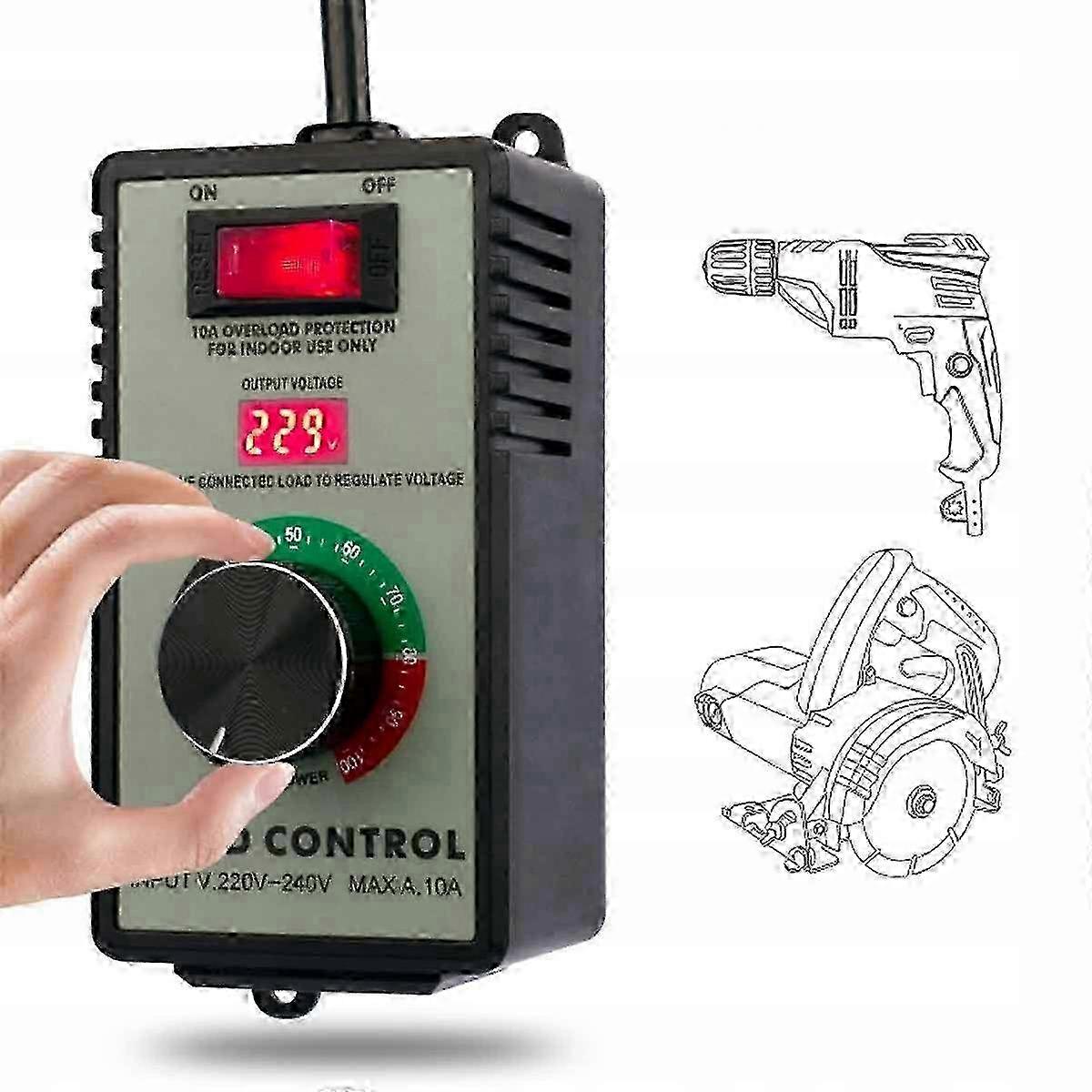 Bestseller Power Voltage Motor Speed Controller In A Housing With A 4000w 230v Socket