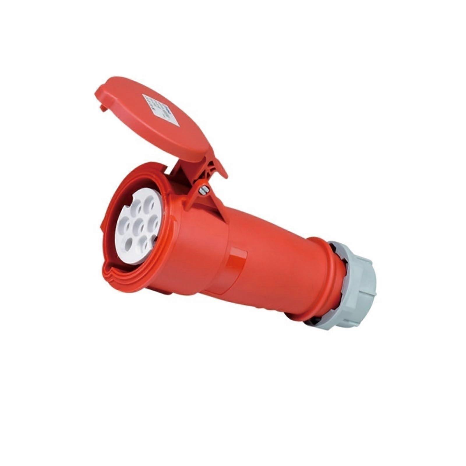 IP44 7P 16A 32A ThreePhase Industrial Aviation Plug and Socket, Waterproof, Dustproof, 7Hole Interface, 400V