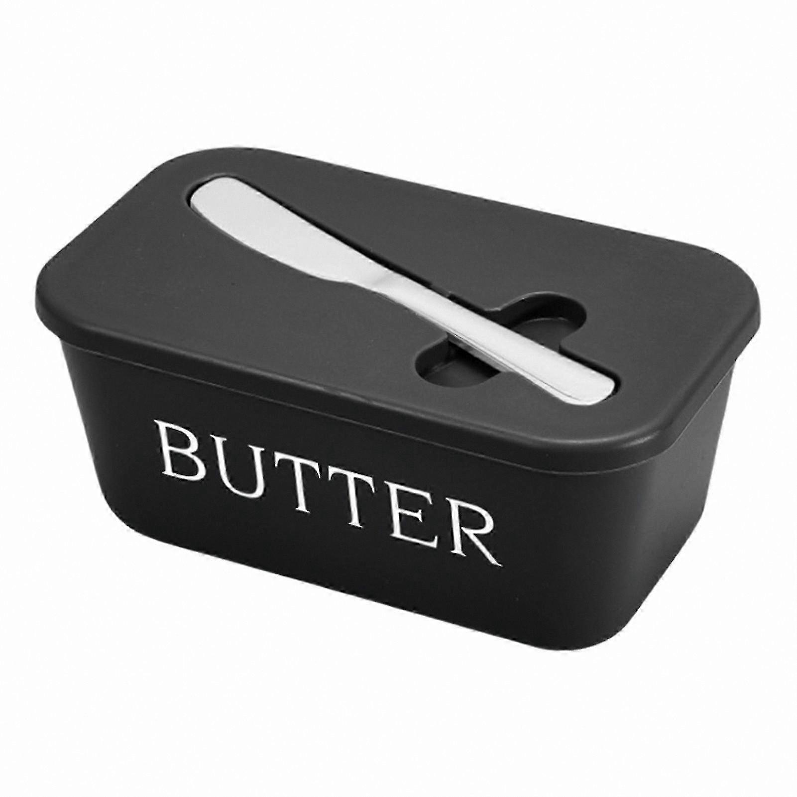 Large Capacity Butter Dish with Lid for Home Refrigerator Storage Solutions