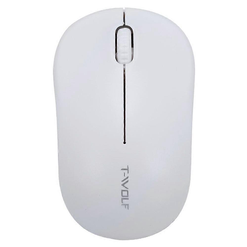 T-WOLF Q4 Wireless Mouse Silent 2.4G 3 Buttons 1000DPI Optical Mice with USB Receiver for PC/Laptop/Tablet