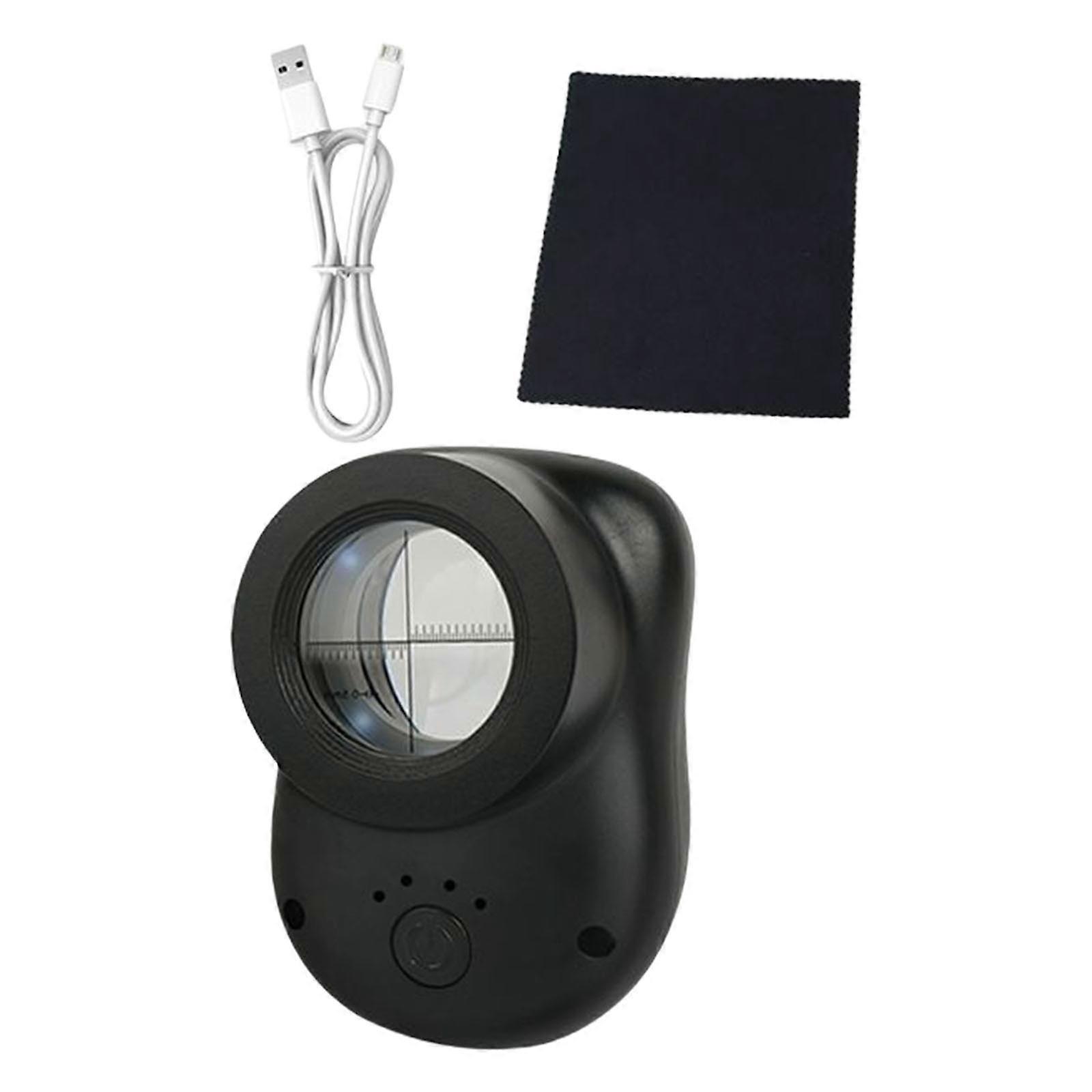 Precisions Optical Magnifier With Bright LED Light Jewelers Magnifying Glass For Reading And Miniature Analysis Multicolor