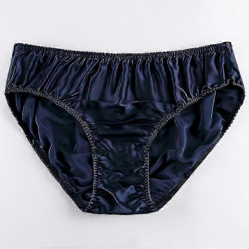 Silk Underkläder för män 100% Mulberry Soft Stretch Midja Trosa S-3XL