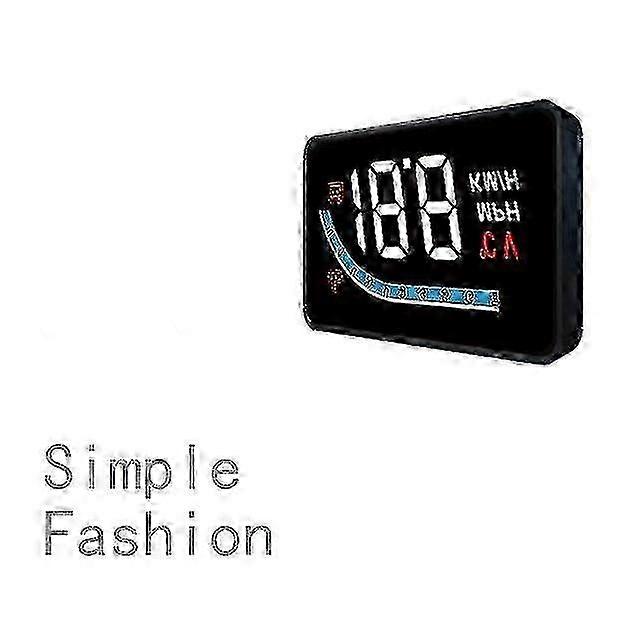 L1 Hud Car Head-up Display Durable Practical And Convenient Water Temperature Per Hour Obd Car Display