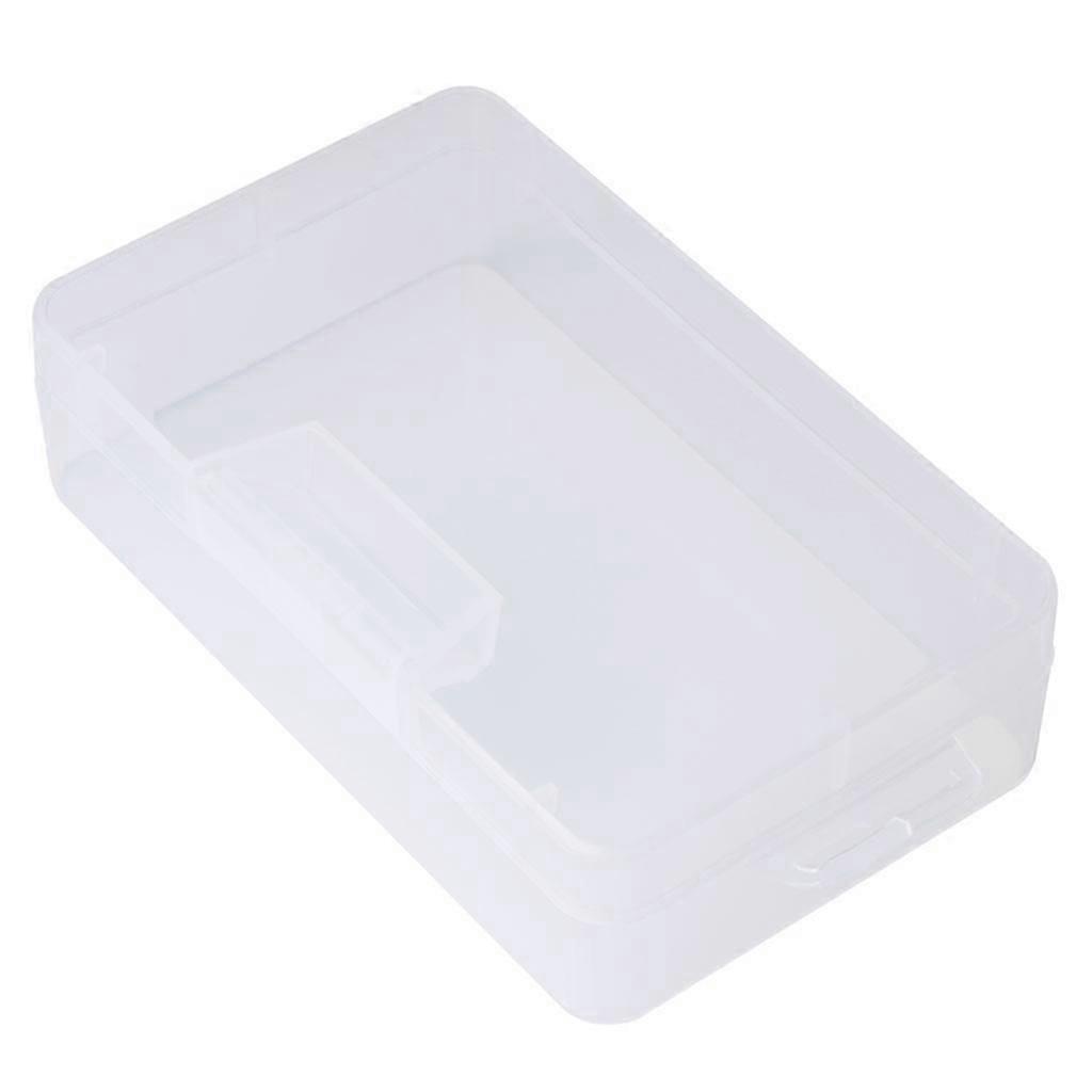 Rectangular Plastic Clear Storage Box Jewelry Parts Container for Case Organizer