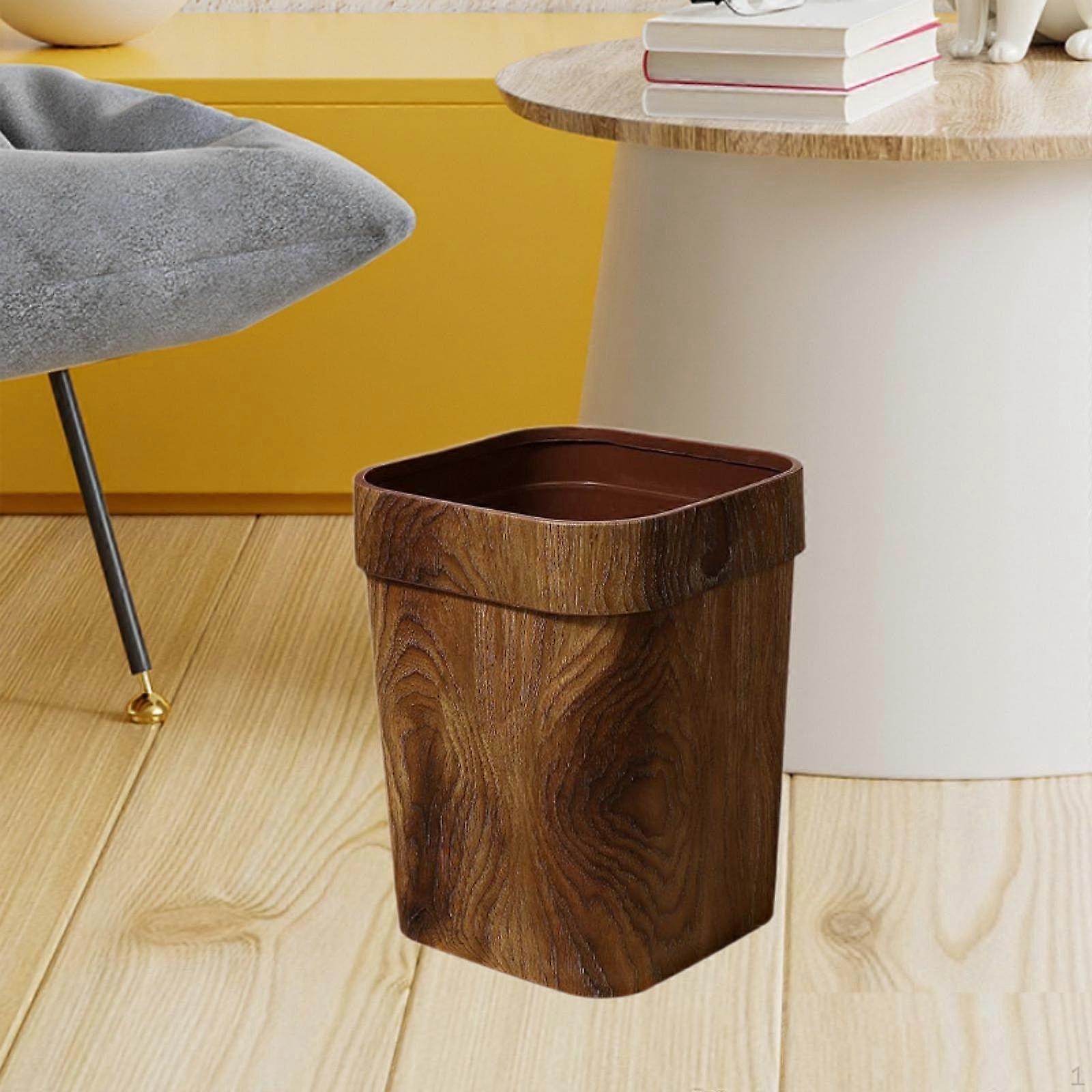 Diller Garbage Basket Stylish Trash in Anti -Squire Container Waste for Living