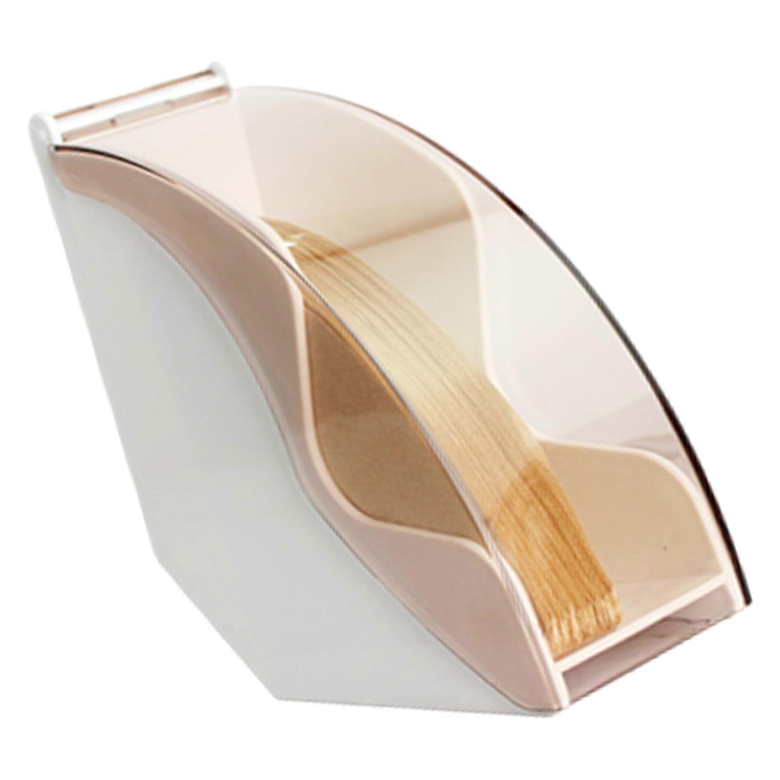 Fashionable Dustproof Storage Solution Home Accessory for V60Filters Portable for Coffee Enthusiasts Organization  White