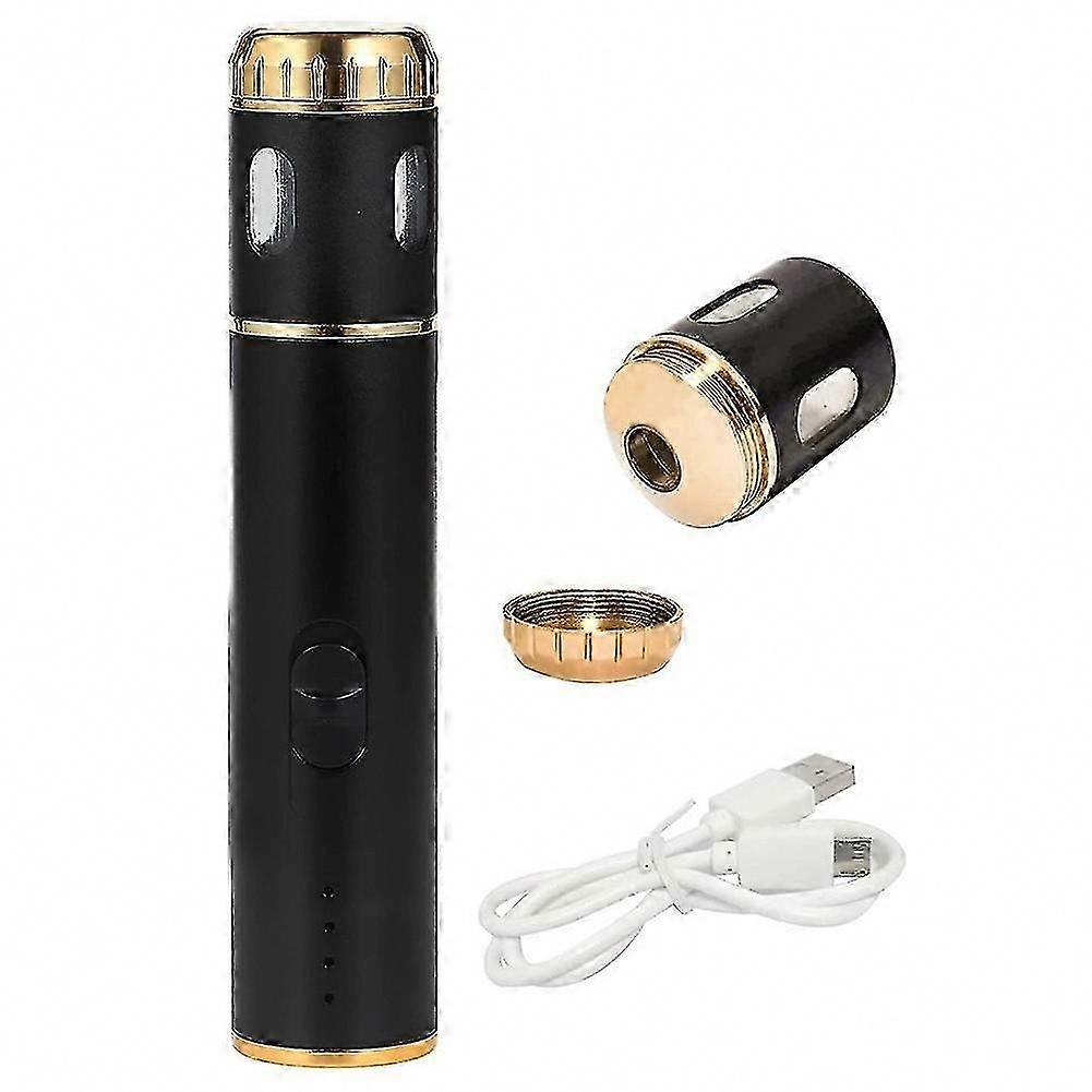 Portable Electric Herb Grinder, Black, for Easy Grinding