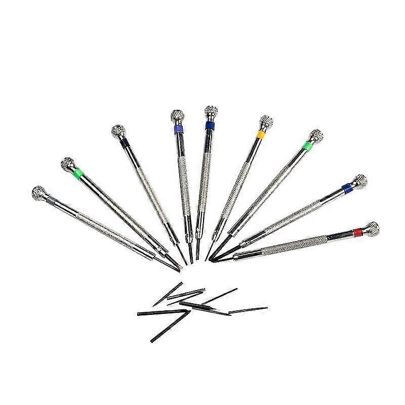 Different Sizes Precision Flat Slotted Screw Driver Screwdrivers Watchmaker Repair Tools