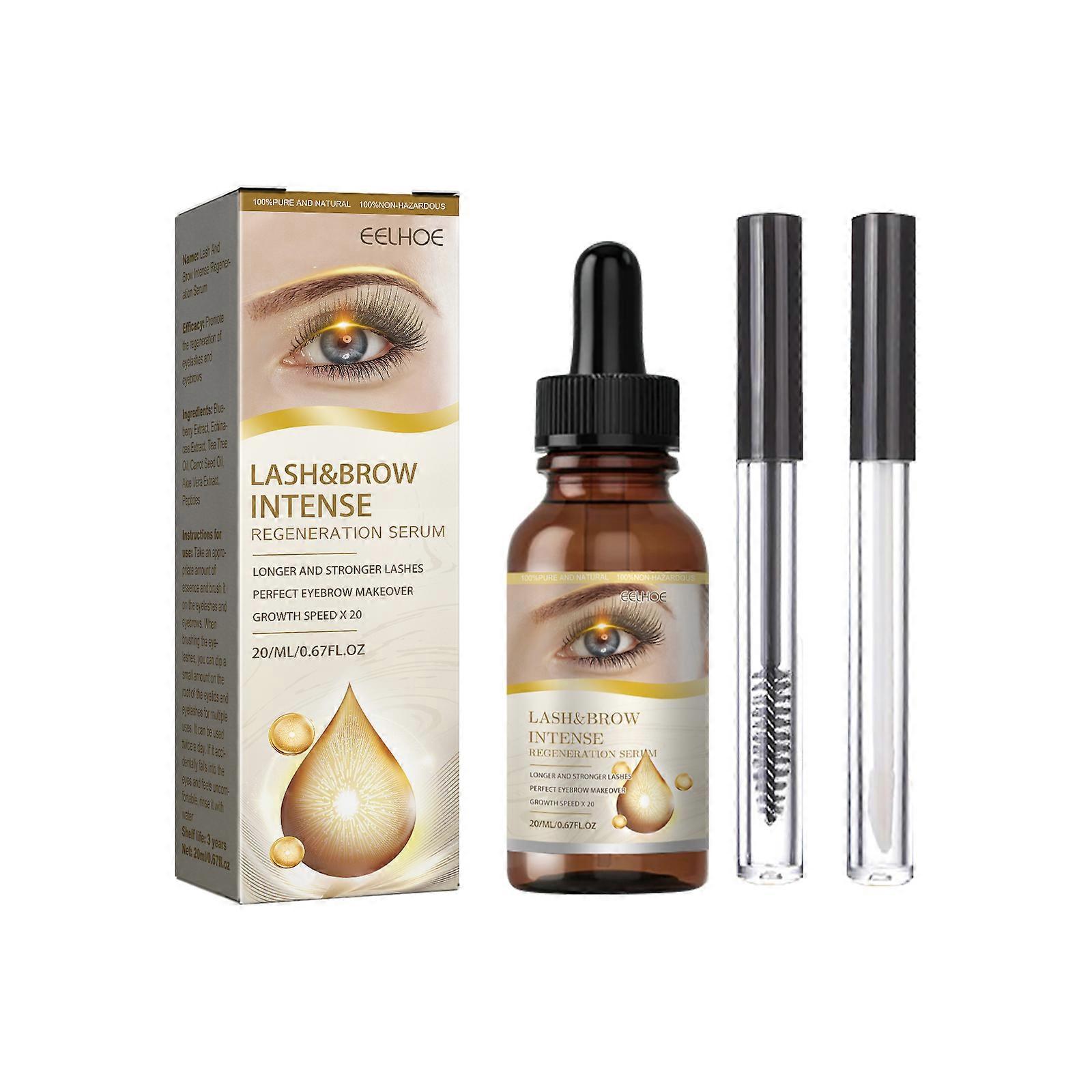 EELHOE Mascara Gentle, Flawless, Long And Curling Eyelash Moisturizes Dark And Thick Brows