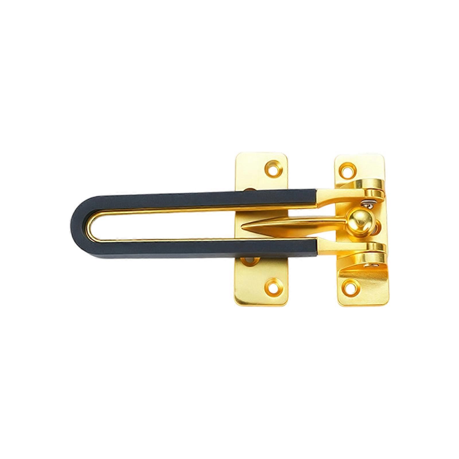 Oxidation Resistant Sliding Door Security Lock Chain With Quick Installation For Modern Homes  Gold