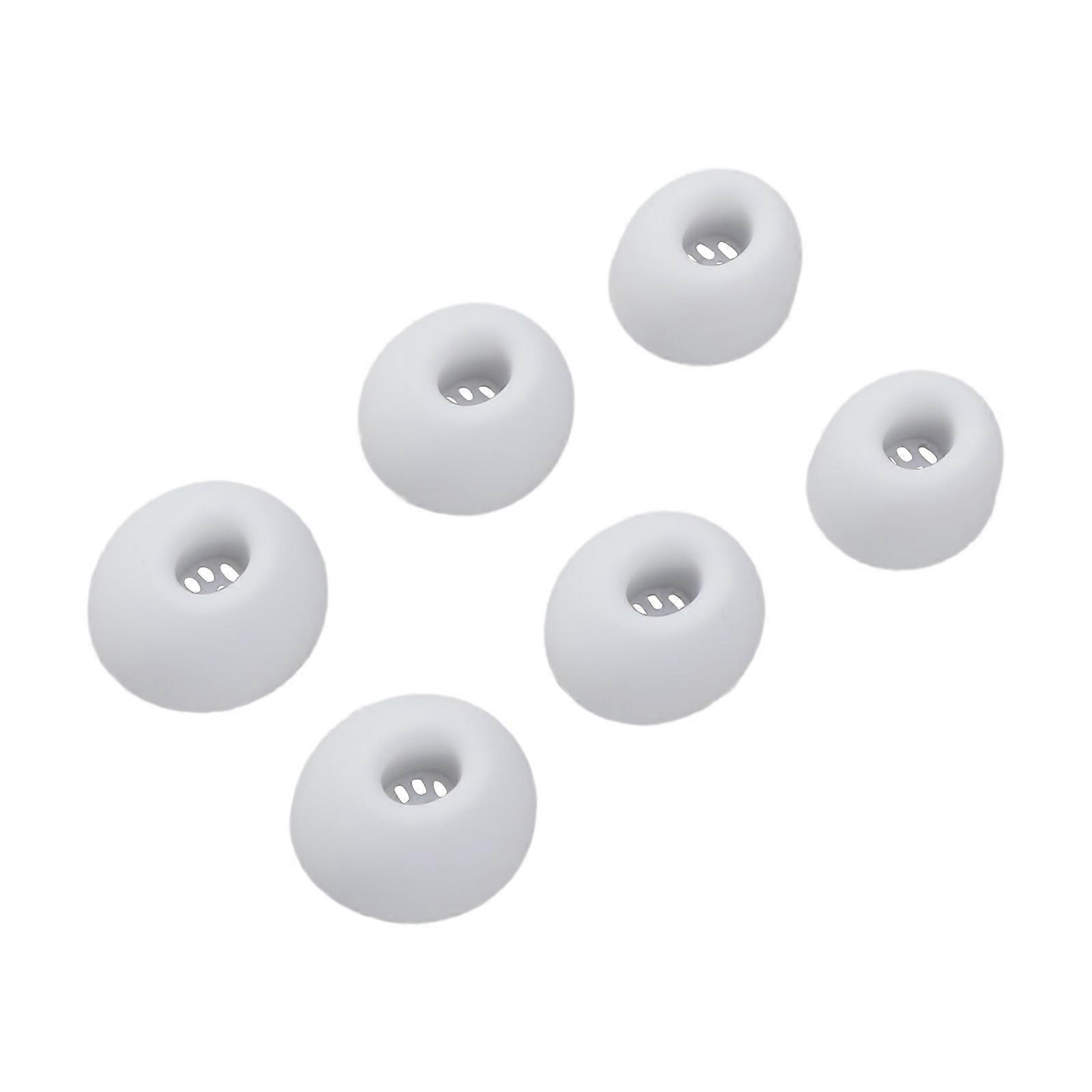 6 ks silikónových nástavcov do uší pre 6i True Wireless slúchadlá, štuple do uší, biele