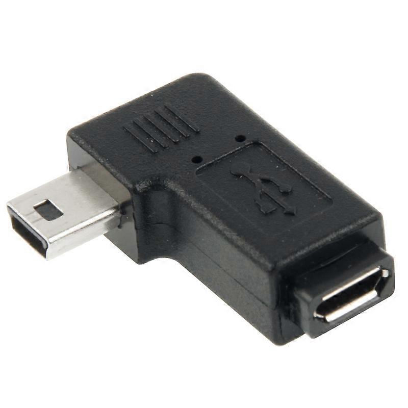 90 Degree Micro USB to Mini USB Adapter