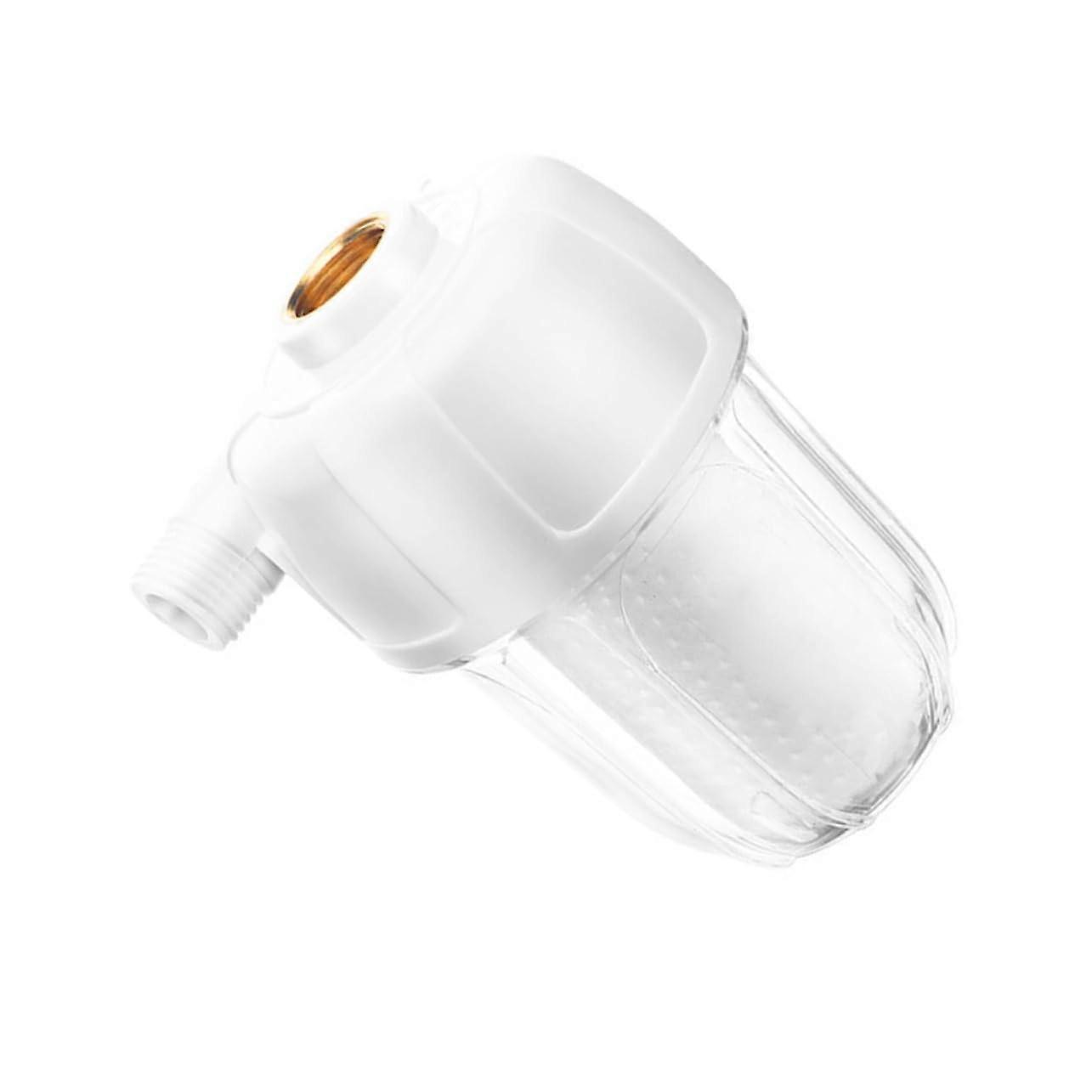 Scale Water Filter for Washing Machines and Showers, Sediment Prefilter, Physical Filtration, Transparent Shell