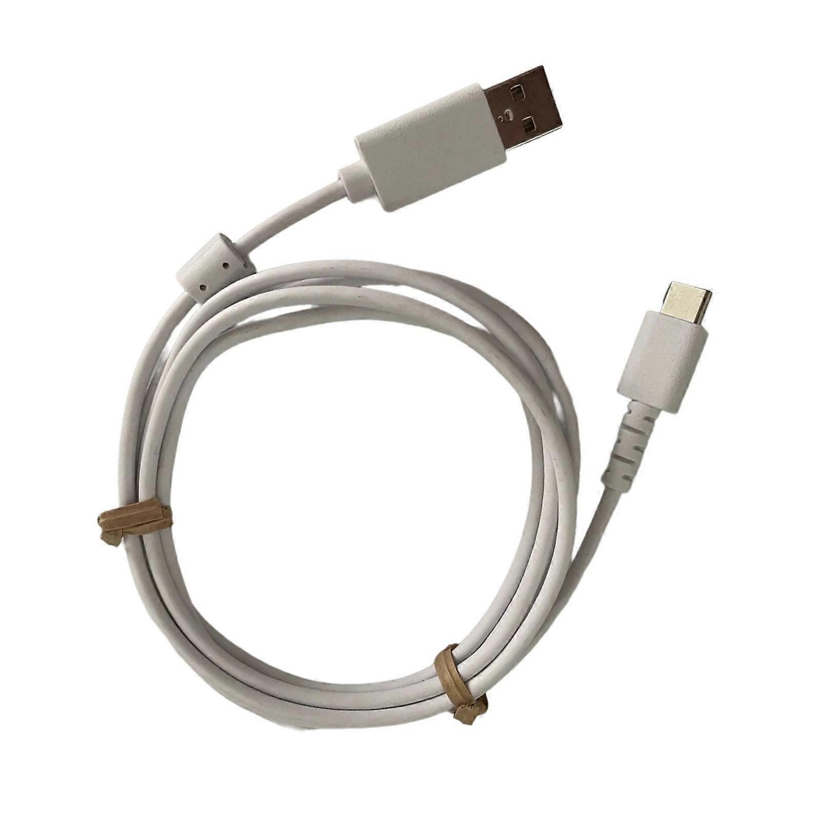 Soft Rubber USB Type C Mouse Cable Mouse Line Replacement Mouse Wire for GPROX 2LIGHTSPEED Headphones / G502X Mouse  White
