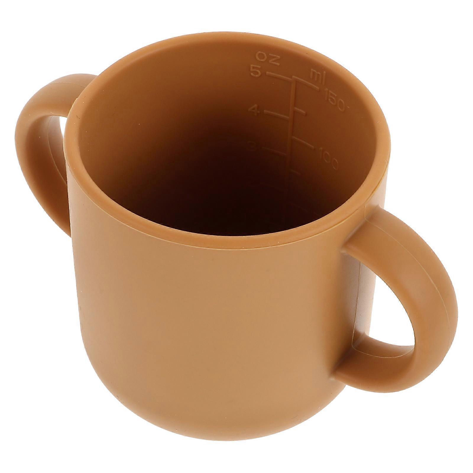 Silicone Baby Training Cup with Handle for Drinking Toddlers