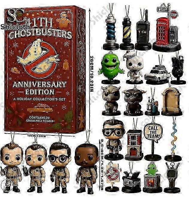 Ghostbusters 41e Week Advent Vakantie Blind Box Kerstboom Decoratie Acryl Hanger