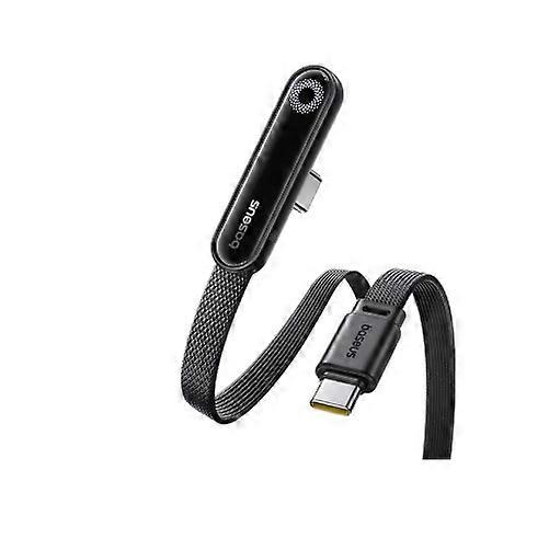 Baseus MVP3 Elbowed USB C Cable 100W For iPhone 17 16 15 Pro Max LED USB Type-C