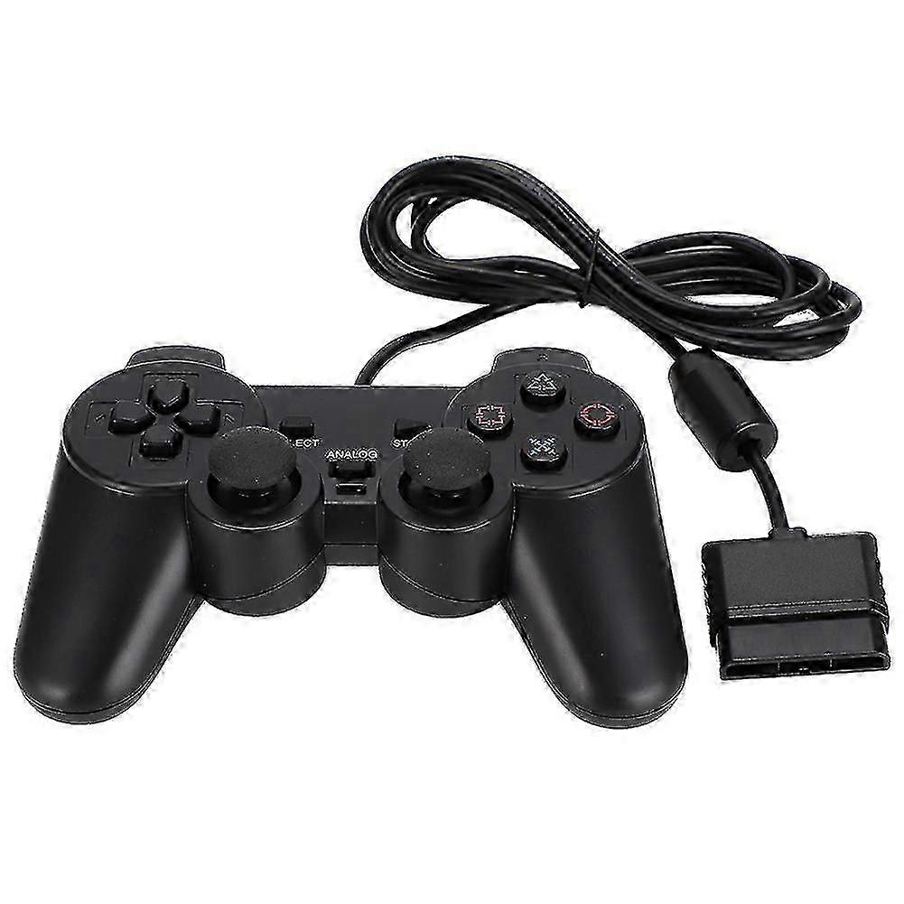 PS2 Game Console Controller Dual Motor Wired Gamepad with Highly Sensitive Game Handle