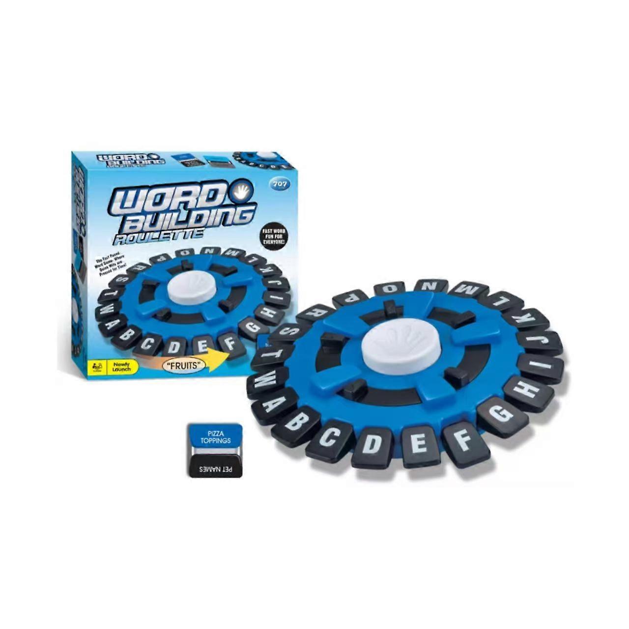 WORD BUILDING Electronic Word Game for Speedy Reflexes, 2 to 8 Players, Age Range 8+