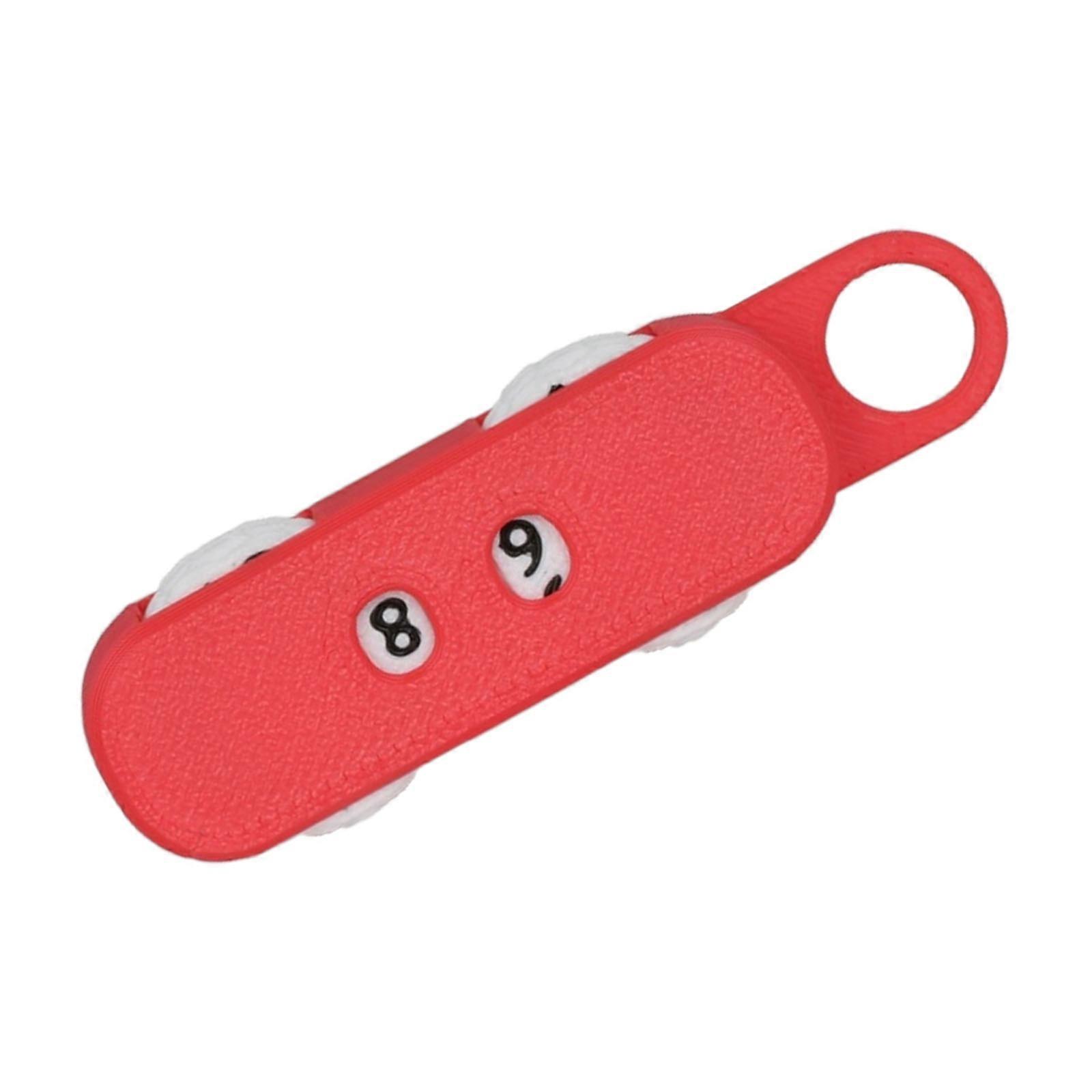 Compact Handheld Stitching Counter Tool Easy To Use For Knitting Crochet Projects And Crafting Hobbies  Red