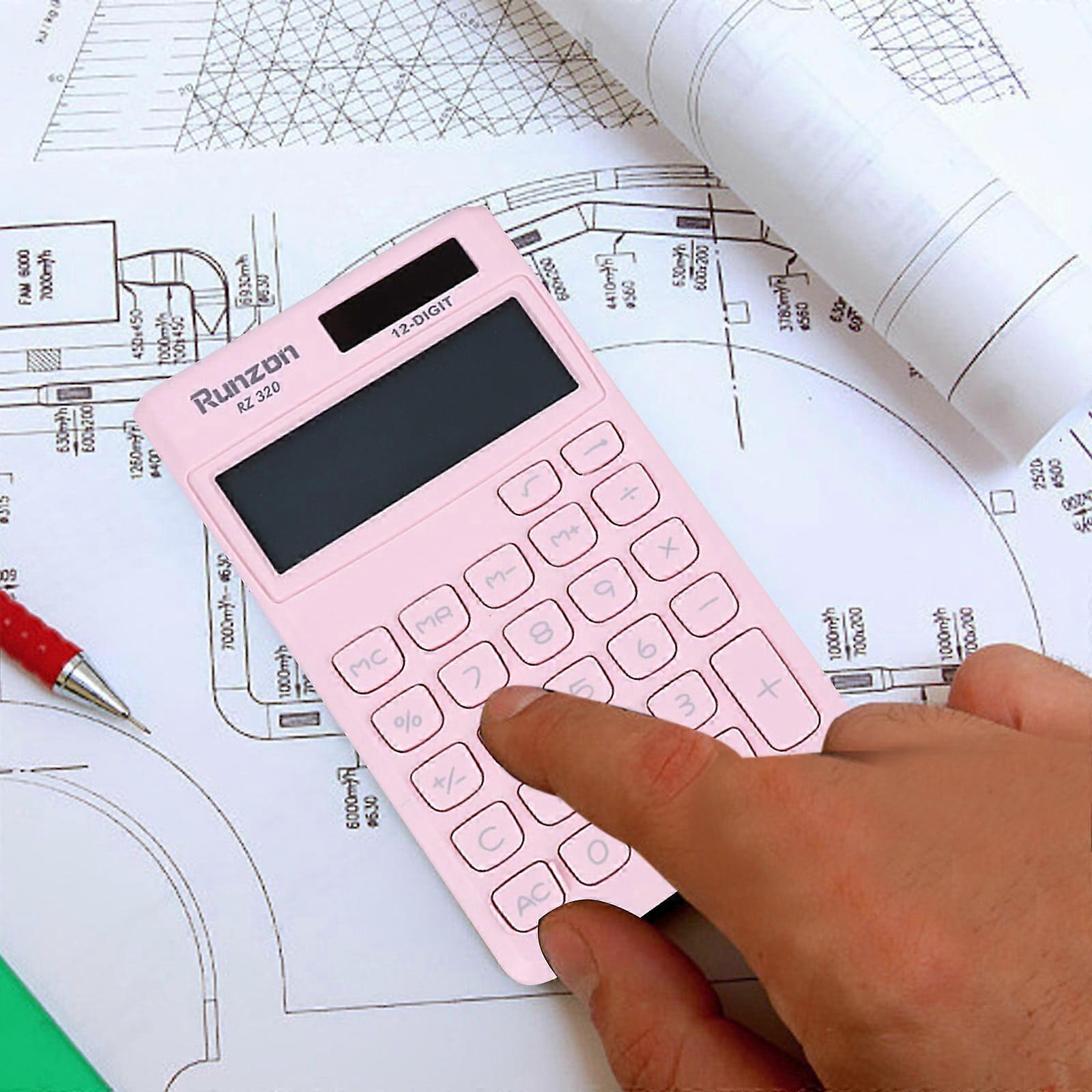 Kiplyki Back to School Desktop Calculator,Big Buttons, for Home, Office,School, Class and Business, 4 Function Small Basic Calculators for Desk