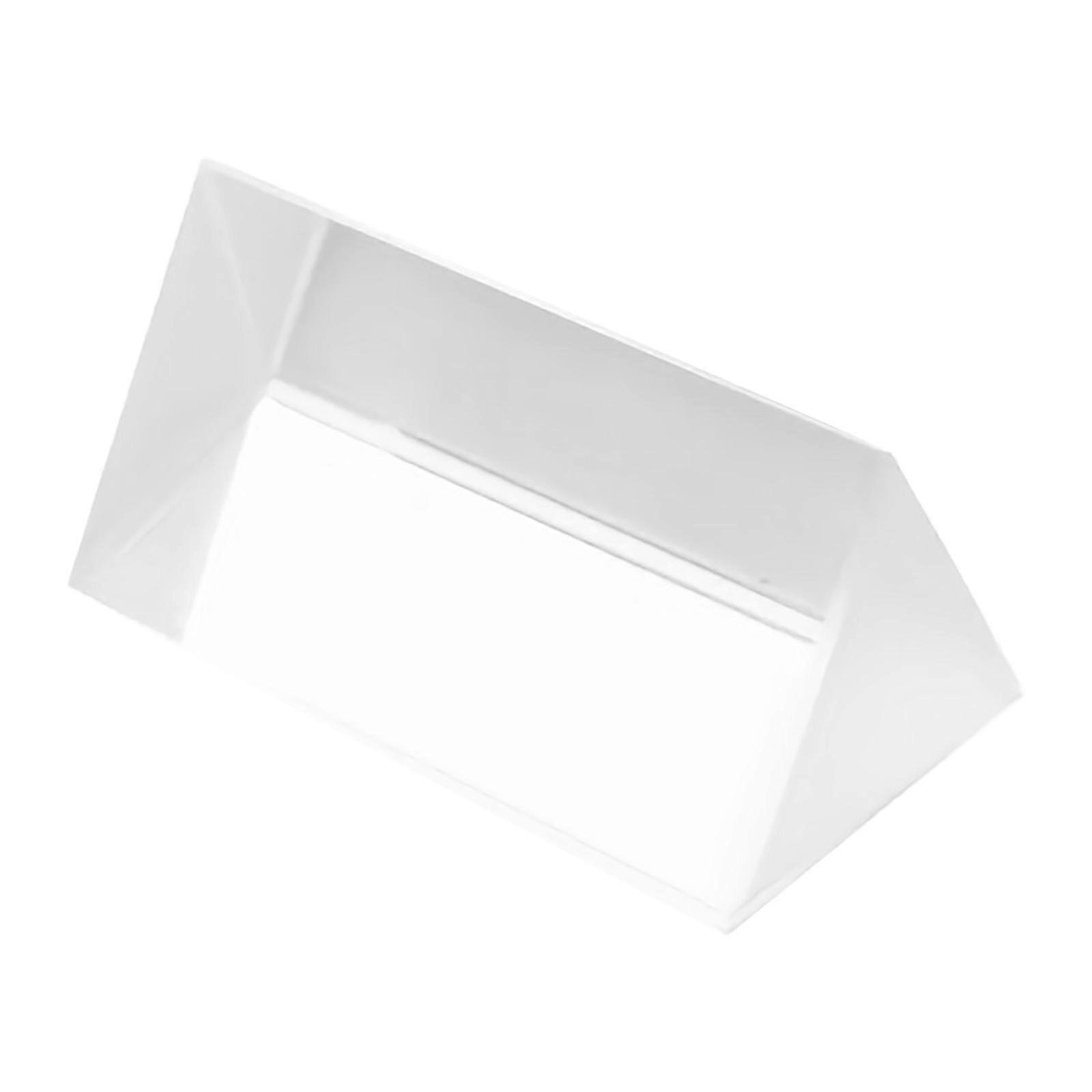 Optics Triangular Prism Physics Educational Tool Refractors Teaching Light Spectrum Prism Children Gift Multicolor