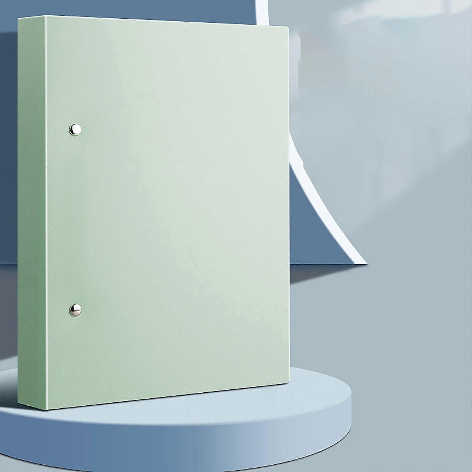 Federra Accordion File Organizer, A4 Transparent Flipchart Folder with Four Holes, Compatible with Test Papers & Documents