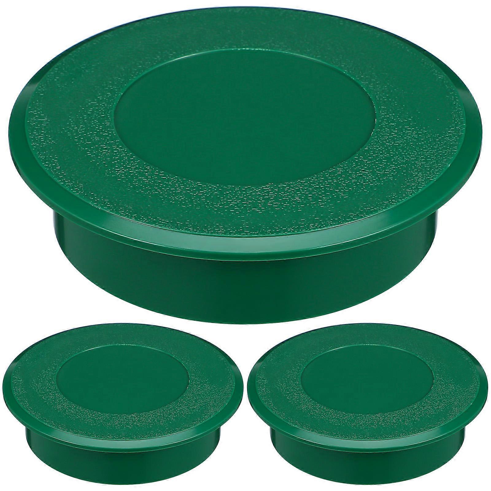 Hole Putting Cup Cup Cover for Practice Training Aids Green 3Pcs