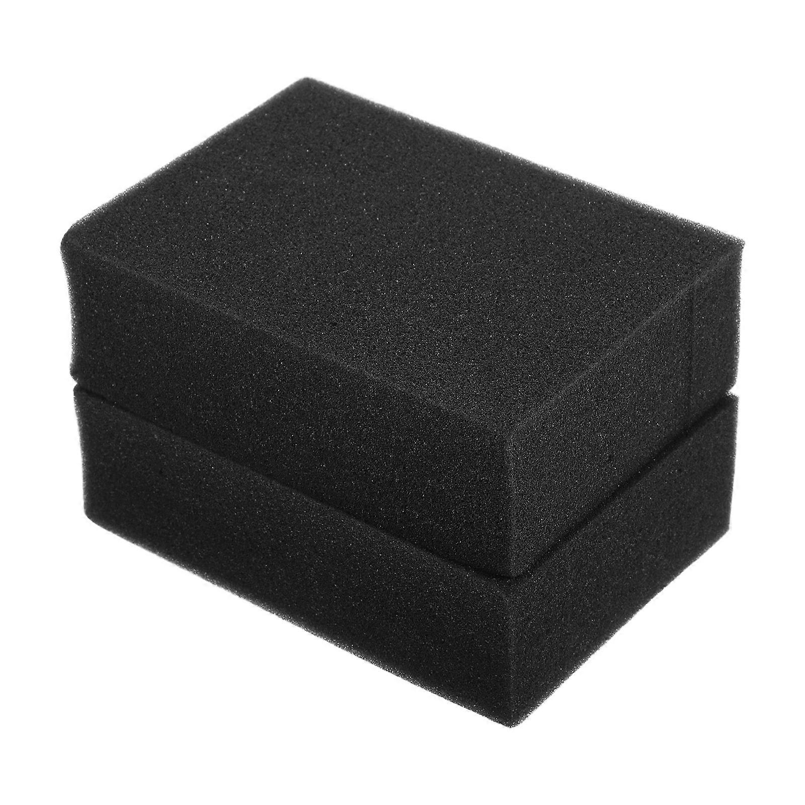 2Pcs Needle Felting Sponge Pad Black for Manual DIY Soft Craft Mat