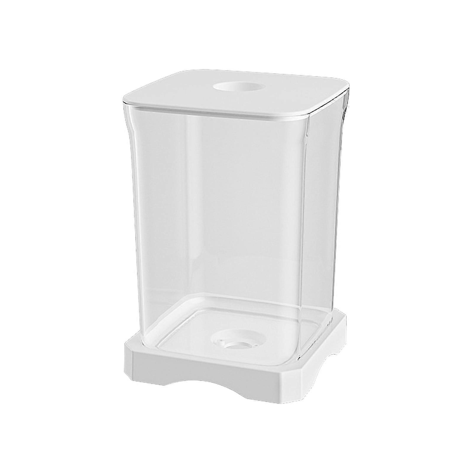 Mini Aquarium Self-Cleaning Desktop Ecology Cube with LED Lighting, Compatible with Rotary Aquarium Starters