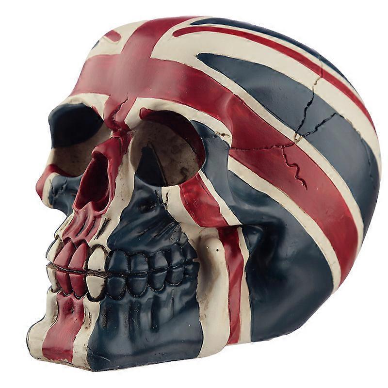 Novelty Union Jack Skull Ornament 1 Pack