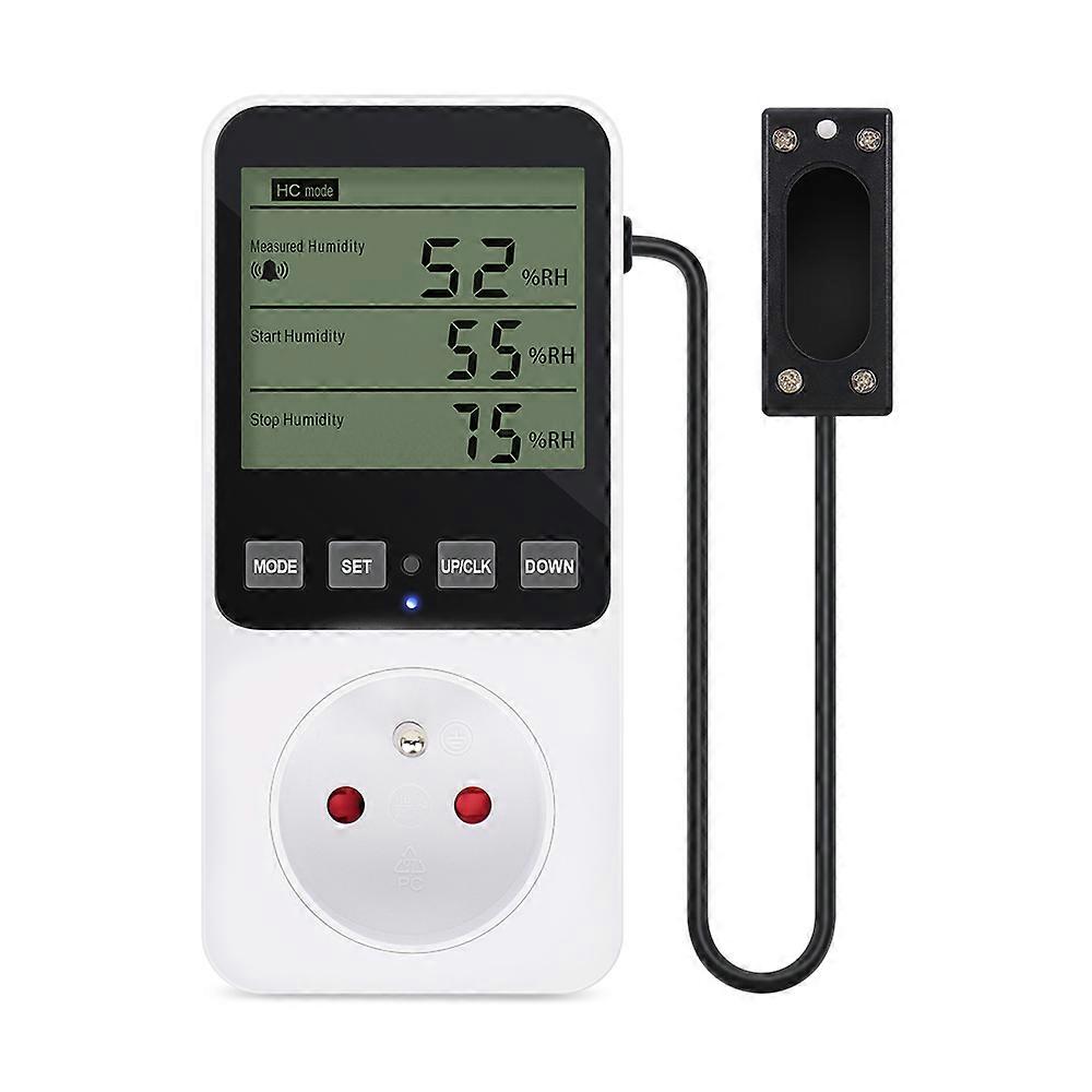 Humidity Temperature Controller Timer Socket Heating Cooling Thermostat  Alarm With Temperature Sensor EU US UK FR Plug