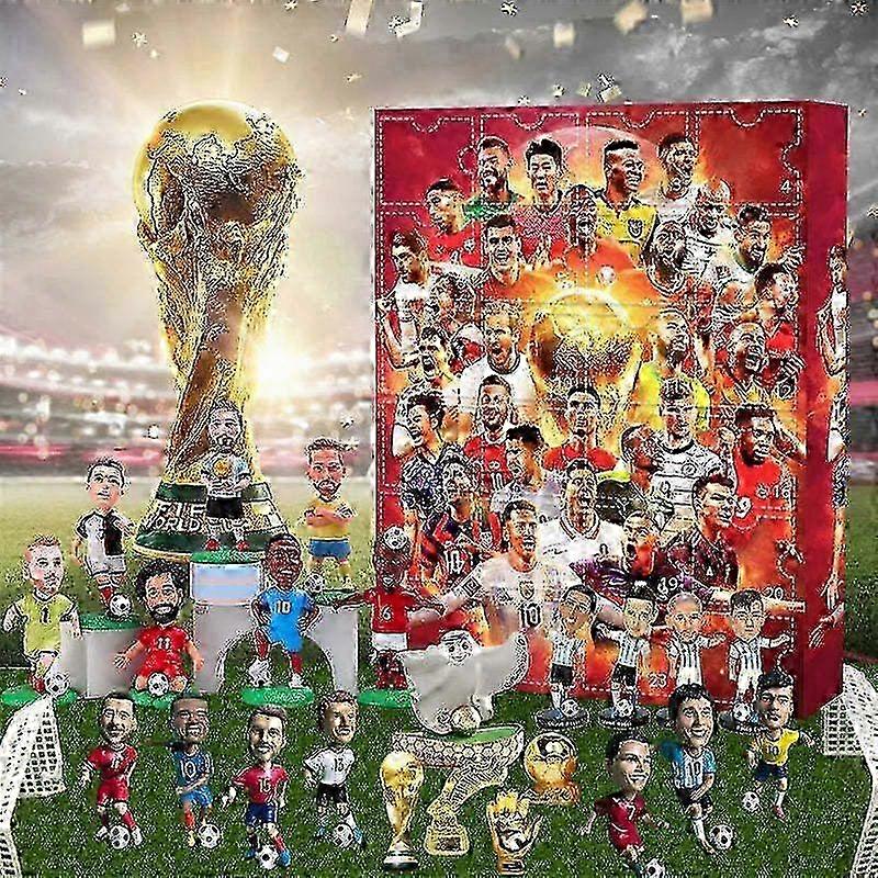 2025 World Cup Advent Calendar World Cup Advent Calendar Christmas Blind Box Messi, Cairo, Mbappe, etc. V