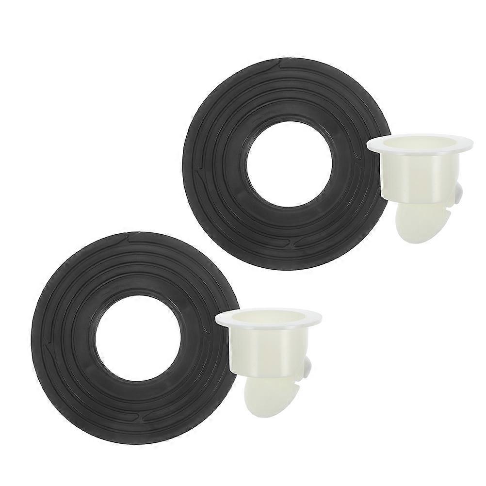 Plastic Floor Drain Strainer for Hair Catcher Usage 2Pcs