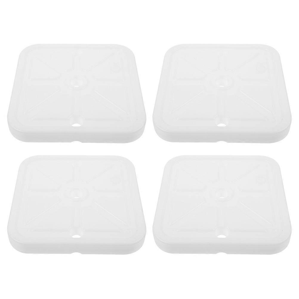 Water Fillable Base Support Column For Outdoor Leisure Area 4Pcs Plastic Display Stand Lightweight And Practical