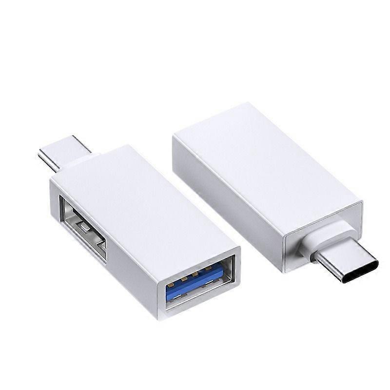 Adaptador 2 en 1 de tipo C a USB 2.0+3.0, concentrador OTG para telfonos mviles y computadoras, adaptador USB-C con carga rpida PD y 5G