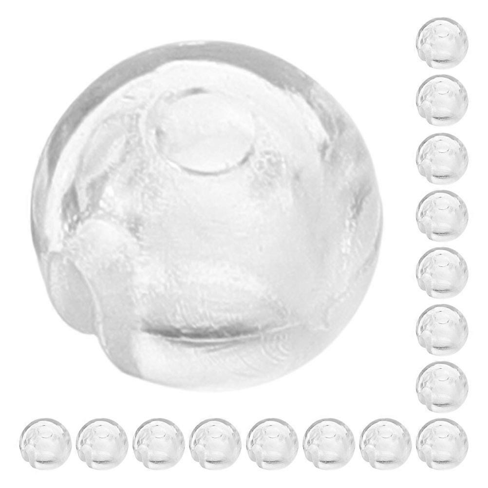 80Pcs Transparent Beaded Chain Stops for Roller Shades Accessories