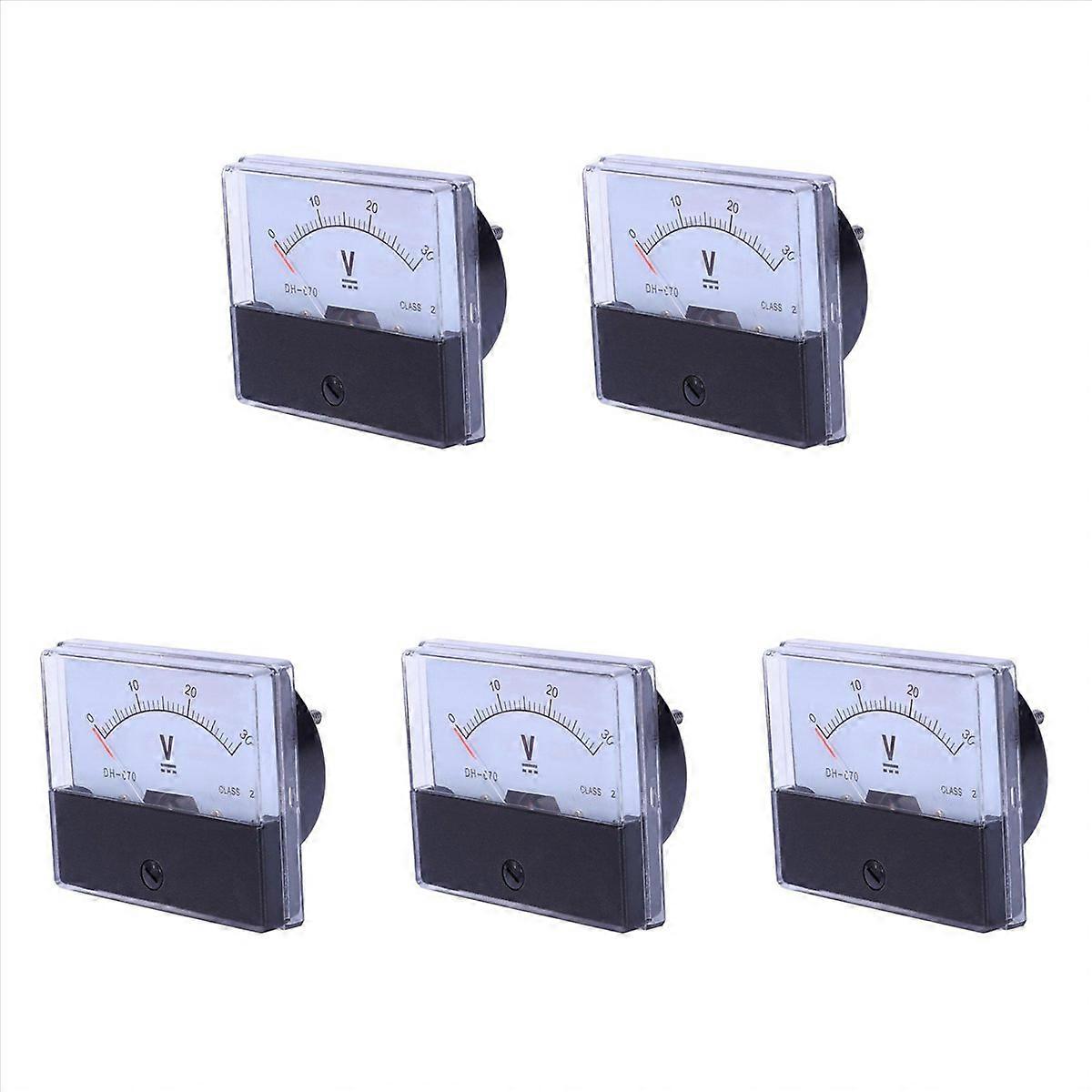 -670 Accuracy DC 30V Analog Panel Meter Voltmeter