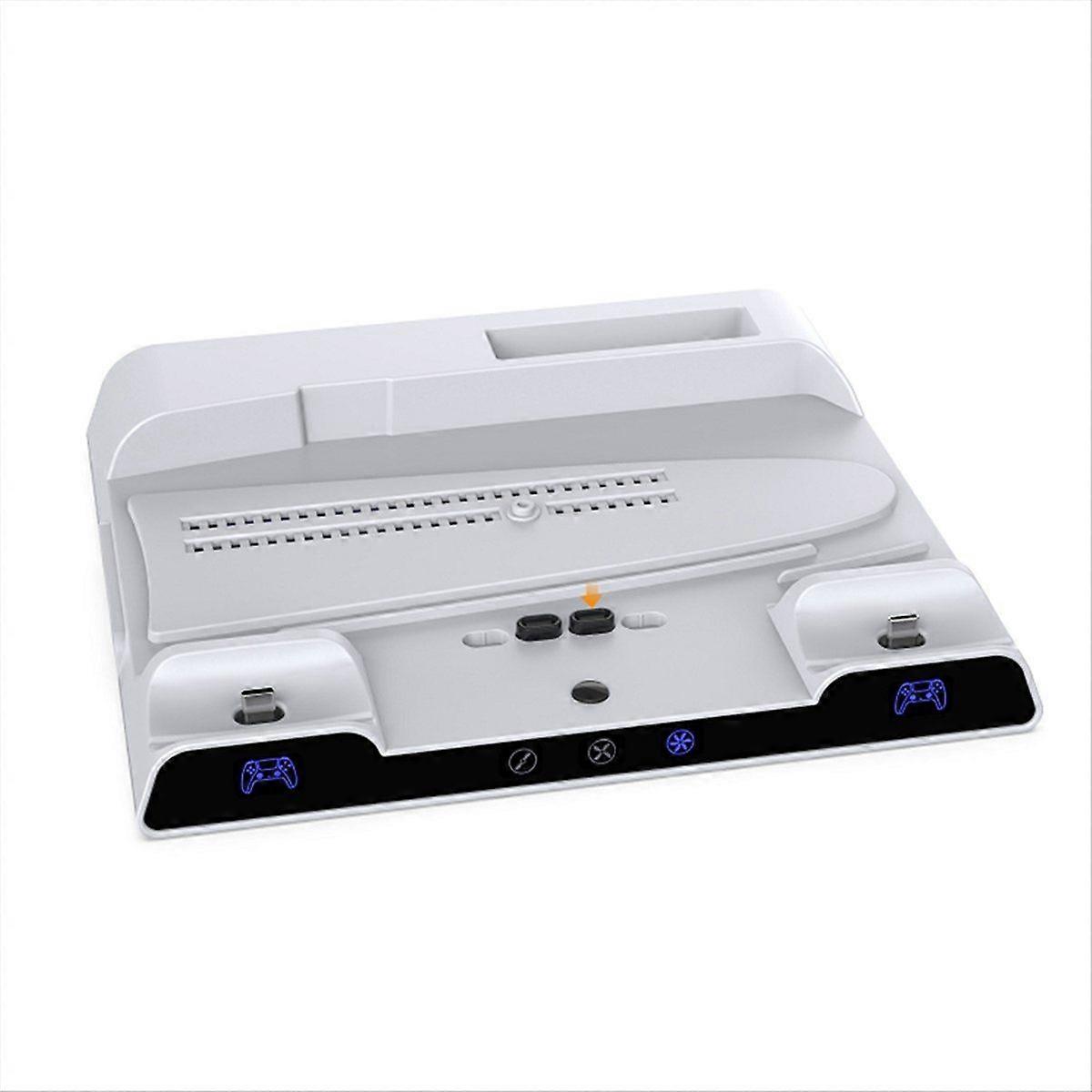 For /Slim/Pro Multi-Function Cooling Base with Dual Wireless Controller Charger Mobile Hard Disk St