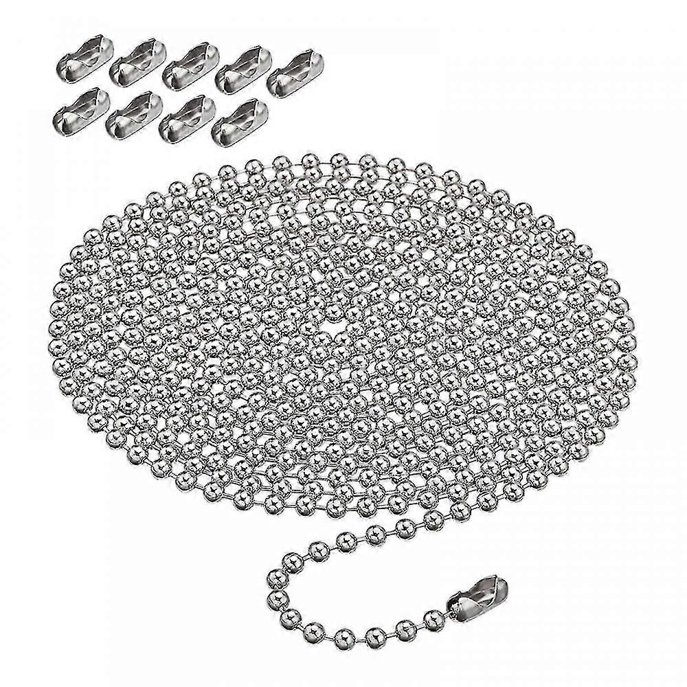 Ball Bead Chain Metal Window Chain Replacement for DIY Window Blind Vertical