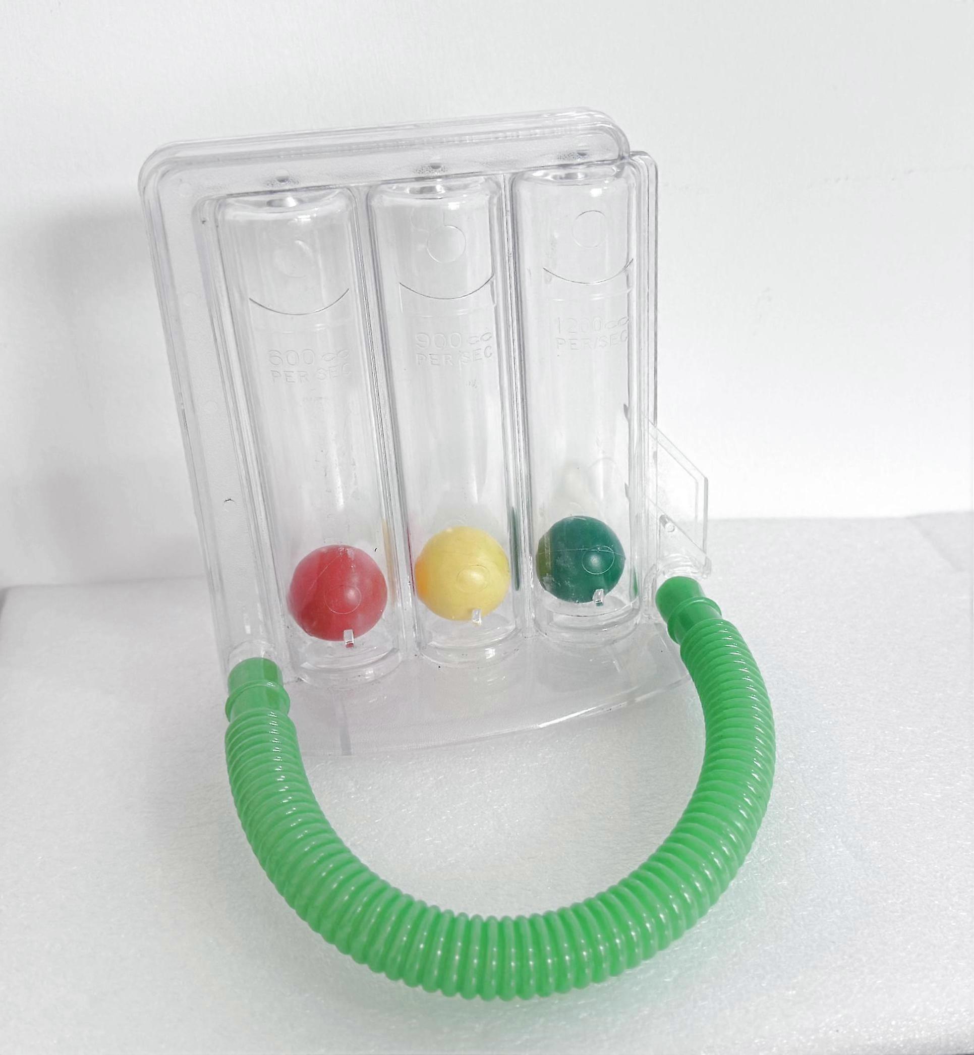 3 Balls Breathing Exerciser Lung Function Improve Trainer Respiratory Spirometry